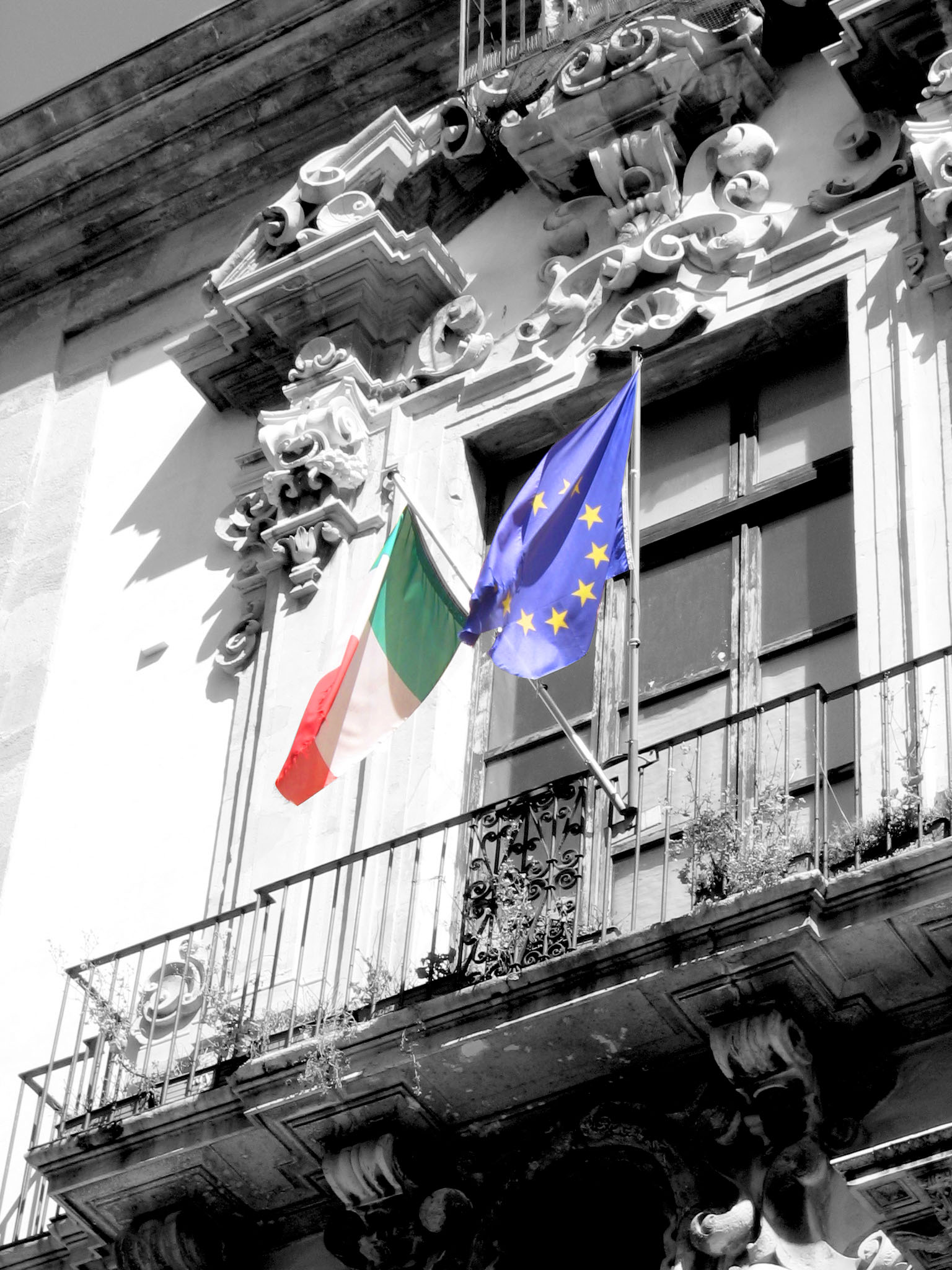Drapeaux Europe Italie
